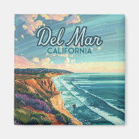 Del Mar California San Diego Beach Pacific Vintag
