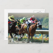 Del Mar Racetrack Postkarte (Vorne/Hinten)