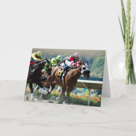 Del Mar-Rennbahn-Karte Karte (Vorderseite)