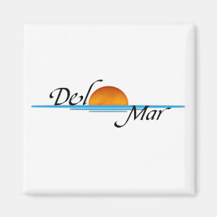 Del Mar-Sonnenuntergang-Magnet Magnet