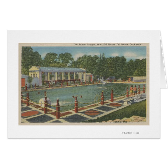 Del Monte, CA - The Roman Plunge im Hotel (Vorderseite (Horizontal))