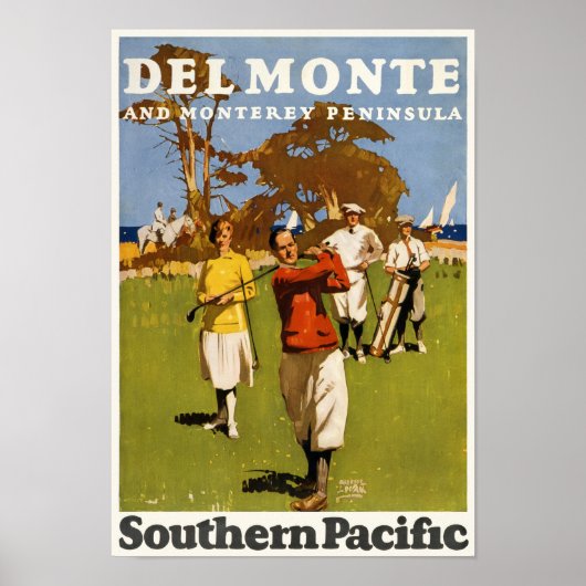 Del Monte und Monterey Peninsula Vintage Poster 19 (Vorne)