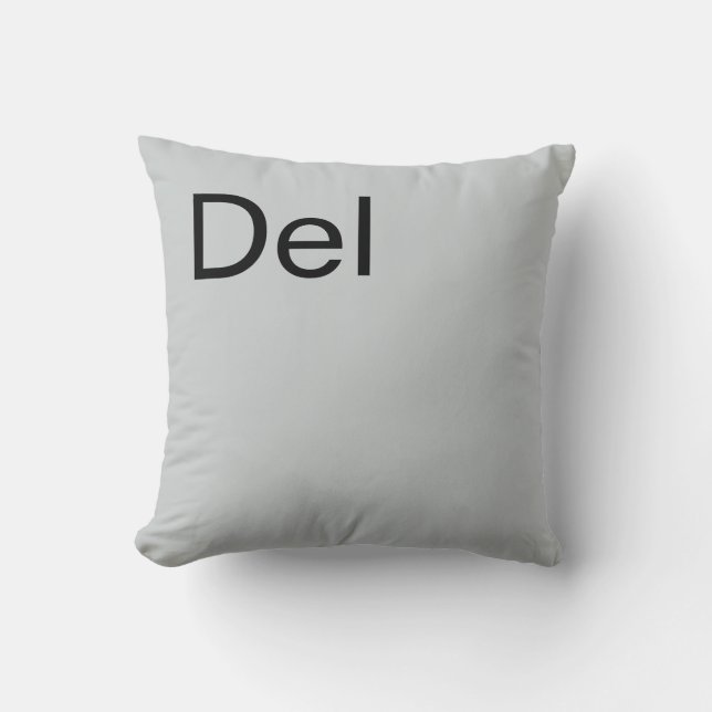 Del Pillow Kissen (Vorderseite)