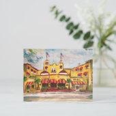 Del Ray Beach, Florida Painting Postcard Postkarte (Stehend Vorderseite)