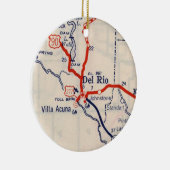 Del Rio 1948 Karte Keramik Ornament (Rechts)