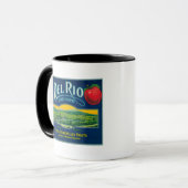 Del Rio Apple Crate LabelMedford, OR Tasse (Vorderseite Links)