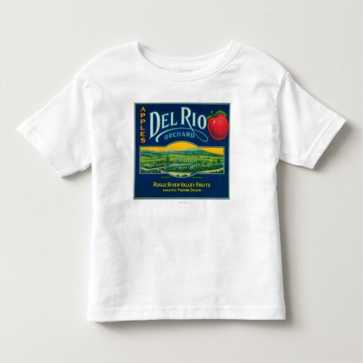 Del Rio Apple Kiste LabelMedford ODER Kleinkind T-shirt (Vorderseite)