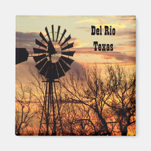 Del Rio Texas Andenkenwindmühle Magnet