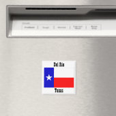 Del Rio texas fahnet magnete Souvenirs Magnet (In Situ (Geschirrspüler))