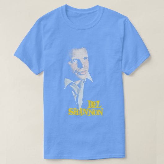 Del Shannon Retro Design T-Shirt (Design vorne)