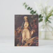 Delacroix Art Postkarte (Stehend Vorderseite)