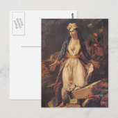 Delacroix Art Postkarte (Vorne/Hinten)