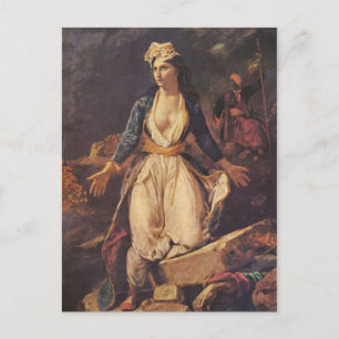 Delacroix Art Postkarte