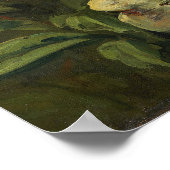 Delacroix - Blume 1848 Poster (Ecke)