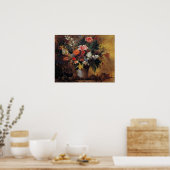 Delacroix - Blume Stillleben Poster (Küche)