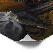 Delacroix - Blume Vase mit Konsole 1849 Poster (Ecke)