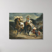 Delacroix Der Kampf der Giaour und Hassan Leinwanddruck (Vorderseite)