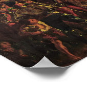 Delacroix - Der Mord an dem Bischof von Lüttich Poster (Ecke)