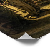 Delacroix - der Sultan Marokkos Poster (Ecke)