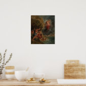 Delacroix - Der Winter Poster (Küche)