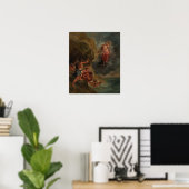Delacroix - Der Winter Poster (Heimbüro)