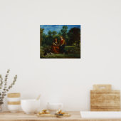 Delacroix - Die Bildung der Jungfrau Poster (Küche)