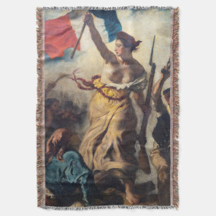 Delacroix - Die Freiheit führt das Volk Nahaufnahm Decke
