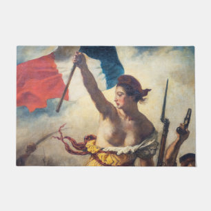 Delacroix - Die Freiheit führt das Volk Nahaufnahm Fußmatte