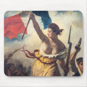 Delacroix - Die Freiheit führt das Volk Nahaufnahm Mousepad