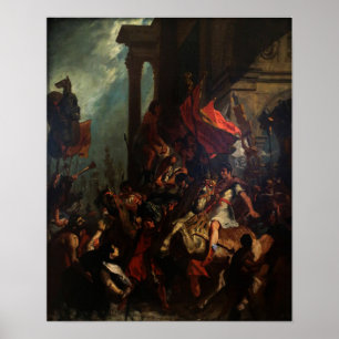 Delacroix - Die Gerechtigkeit des Trajan 1858 Poster