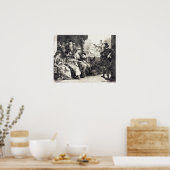 Delacroix - Die Vergiftung des Vaters des Hamlet ( Poster (Küche)