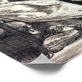 Delacroix - Die Vergiftung des Vaters des Hamlet ( Poster (Ecke)