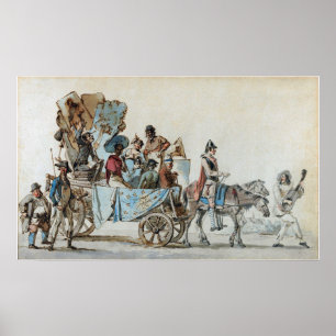 Delacroix - Dramatische Künstler auf Reisen Poster