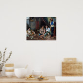 Delacroix - Frauen in Algier in ihrer Wohnung Poster (Küche)
