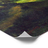 Delacroix - George Sand's Garden in Nohant Poster (Ecke)