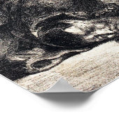 Delacroix - Hamlet und der Körper von Polonius (Ge Poster (Ecke)