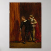 Delacroix - Hamlet und seine Mutter Poster (Vorne)