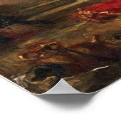 Delacroix - Herkules und Alcestis Poster (Ecke)