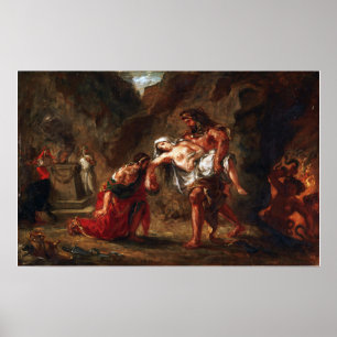 Delacroix - Herkules und Alkestis Poster