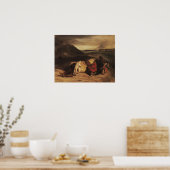 Delacroix - La Mort De Hassan Poster (Küche)
