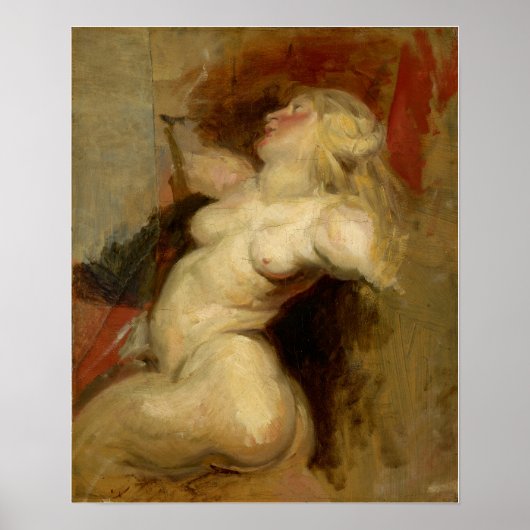 Delacroix - Nereide (nach Rubens) 1822 Poster (Vorne)