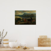 Delacroix - Ovide in Scythians 1859 Poster (Küche)