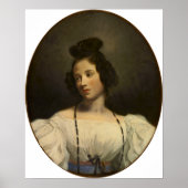 Delacroix - Portrait Poster (Vorne)