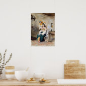 Delacroix - Saada Ehefrau von Abraham Ben Chimol u Poster (Küche)