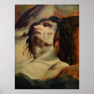 Delacroix - Studie für Dante und Virgil Poster