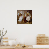 Delacroix - Studie über Kostüme Poster (Küche)