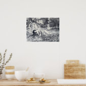 Delacroix - Tod von Ophelie Poster (Küche)