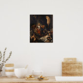 Delacroix - Wiederauferstehung von Lazare 1850 Poster (Küche)