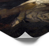 Delacroix's La Liberté Guidant le Peuple Poster (Ecke)