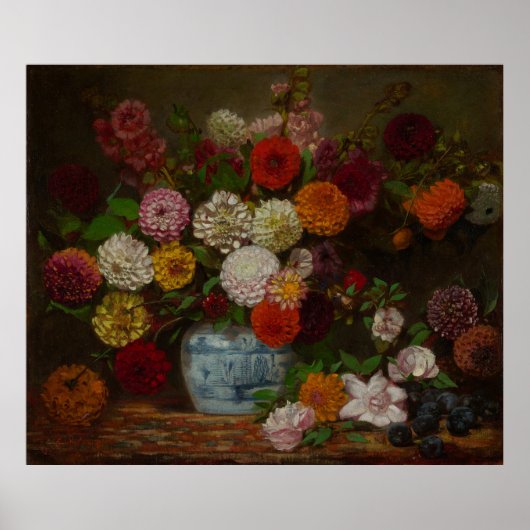 Delacroix's Stillleben Poster (Vorne)